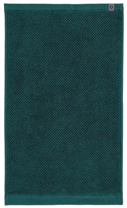 Essenza håndklæde - 50x100 cm - Mørkegrøn - 100% økologisk bomuld - Connect uni bløde håndklæder